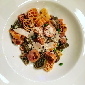 chicken apple sausage pasta