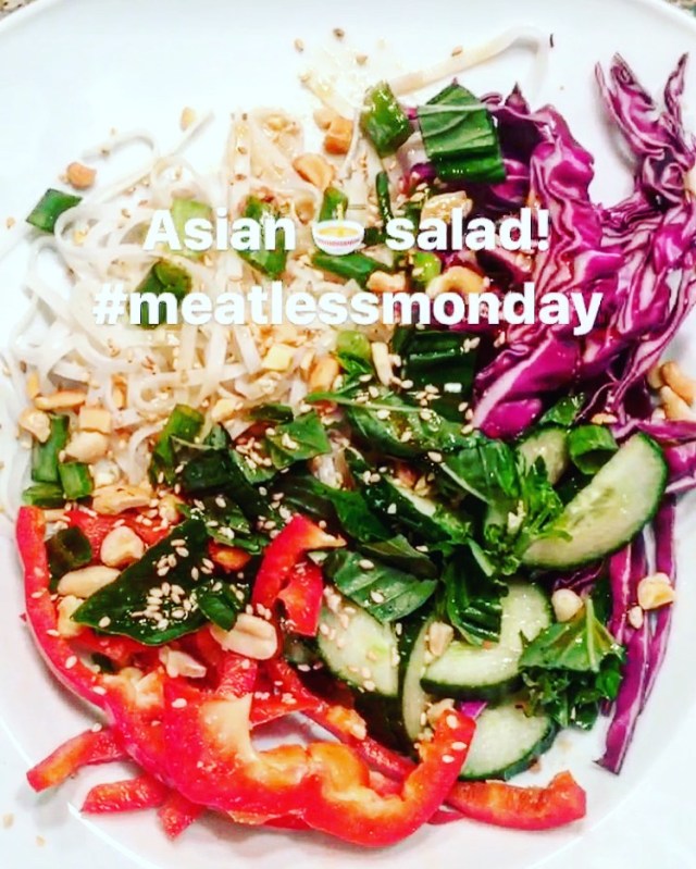Asian Noodle Salad Meatless Monday